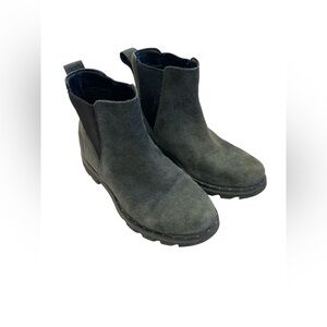 Sorel Lennox Waterproof Chelsea Boot Black 6.5